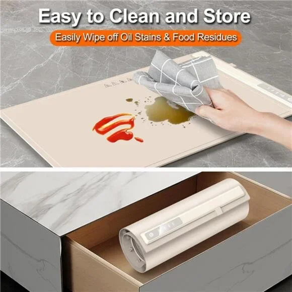 Electric Warming Tray with Adjustable Temperature, Warming Tray Silicone,